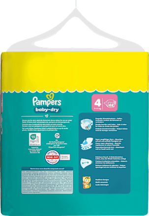 Windeln Baby Dry Gr. 4 Maxi (9-14 kg) Big Pack Pampers baby-dry