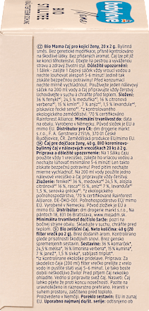 Mama čaj pro kojící ženy 20x2g babylove Mama