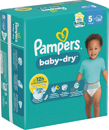 Windeln Gr. 5 Junior (11-16 kg) Pampers baby-dry