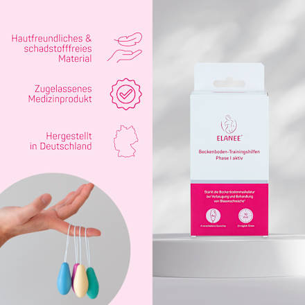 Beckenbodentrainer Hilfen Phase 1 Elanee