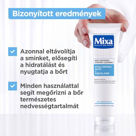 Bőrszárazság elleni arctisztító gél Mixa
