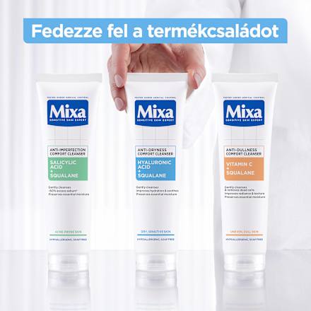 Bőrszárazság elleni arctisztító gél Mixa