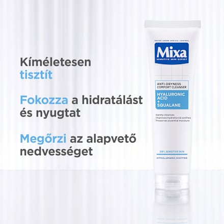 Bőrszárazság elleni arctisztító gél Mixa