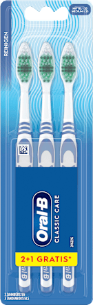 Oral-BZahnbürste Classic Care mittel, 3 St