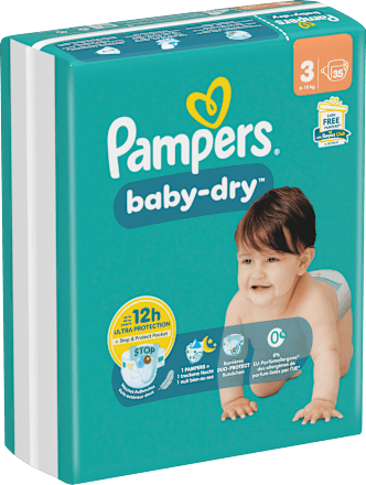 Windeln Baby Dry Gr. 3 Midi (6-10 kg)  Pampers baby-dry
