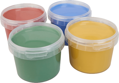 Fingermalfarbe Set 4tlg. Grünspecht