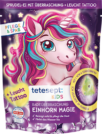 Kinder Badezusatz Badeüberraschung Einhorn Magie tetesept: KIDS