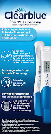 Schwangerschaftstest Double Check Clearblue