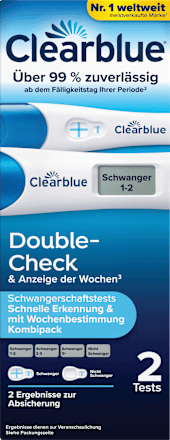Schwangerschaftstest Double Check Clearblue
