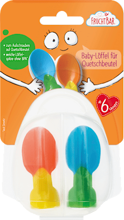 Babylöffel für Quetschbeutel, ab dem 6.Monat FruchtBar