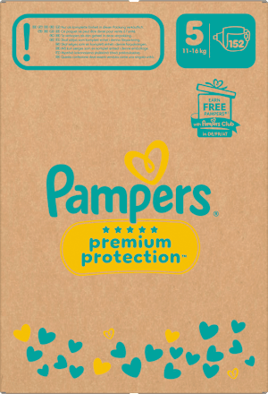 Windeln Premium Protection Gr.5 Junior (11-16 kg) Monatsbox Pampers
