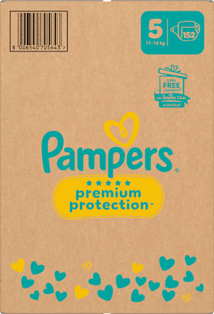 Windeln Premium Protection Gr.5 Junior (11-16 kg) Monatsbox Pampers