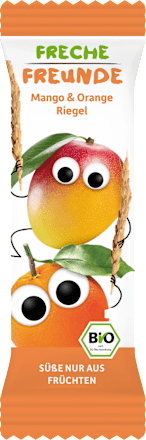 Fruchtriegel mit Getreide Mango & Orange ab 1 Jahr, (4x23 g) Freche Freunde