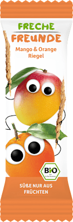 Fruchtriegel mit Getreide Mango & Orange ab 1 Jahr, (4x23 g) Freche Freunde