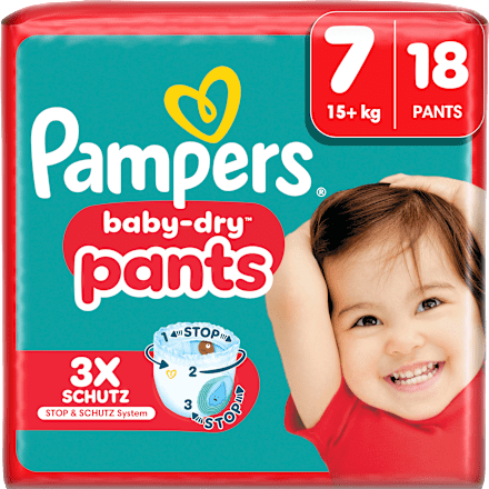 Baby Pants Gr. 7 XL (15+ kg) Pampers baby-dry