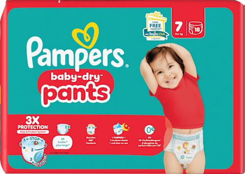 Baby Pants Gr. 7 XL (15+ kg) Pampers baby-dry