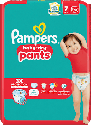 Baby Pants Gr. 7 XL (15+ kg) Pampers baby-dry