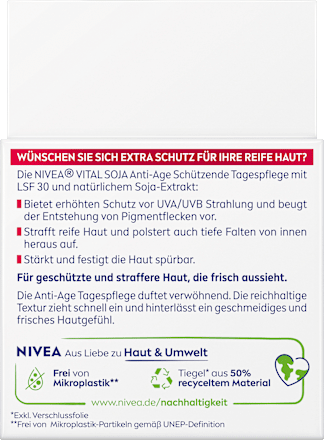 Anti Age Gesichtscreme Vital Soja LSF 30 NIVEA