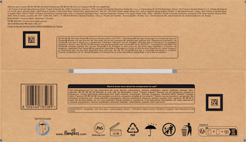 Windeln Baby Dry Gr.5 Junior (11-16k g), Monatsbox Pampers