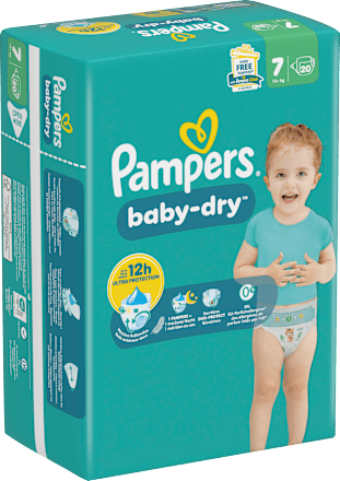 Windeln Baby Dry Gr. 7 XL (15+ kg) Pampers