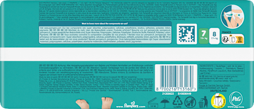 Windeln Baby Dry Gr. 7 XL (15+ kg) Pampers baby-dry