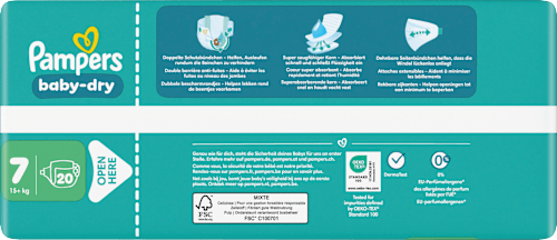 Windeln Baby Dry Gr. 7 XL (15+ kg) Pampers baby-dry