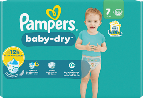 Windeln Baby Dry Gr. 7 XL (15+ kg) Pampers