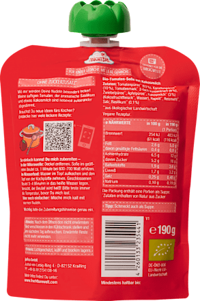 Tomatensoße Karotte Basilikum, ab 1 Jahr FruchtBar