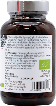 Shatavari Kapseln 90 St govinda