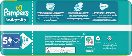 Windeln Baby Dry Gr. 5+ Junior+ (12-17 kg) Pampers baby-dry