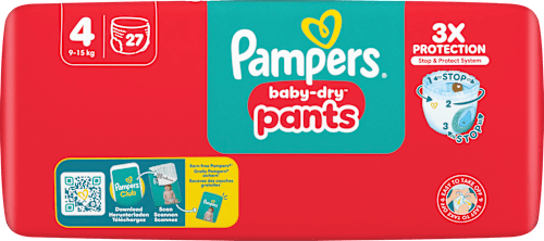 Baby Pants Baby Dry Gr.4 Maxi (9-15 kg) Pampers baby-dry