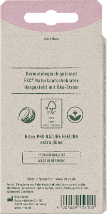 Kondome Pro Nature Feeling, Breite 53 mm Ritex