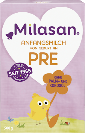 Anfangsmilch PRE von Geburt an Milasan