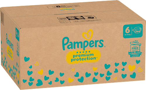 Windeln Premium Protection Gr.6 Extra Large (13+ kg), Monatsbox Pampers