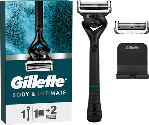 Rasierer, Intimate + 2 Klingen Gillette