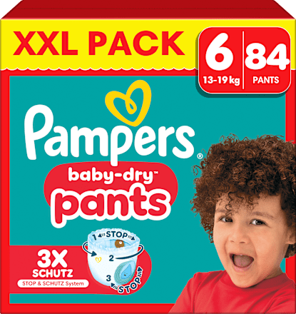 Baby Pants Baby Dry Gr. 6 (13-19 kg) XXL Pack Pampers baby-dry