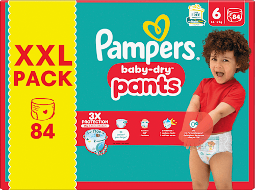 Baby Pants Baby Dry Gr. 6 (13-19 kg) XXL Pack Pampers baby-dry