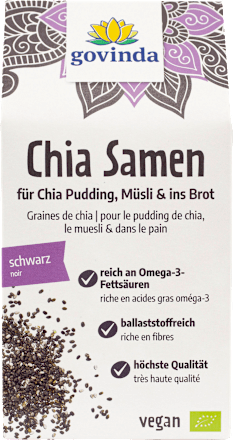 Chiasamen, schwarz govinda