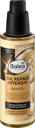 Regeneračný olej na vlasy Oil Repair Intensiv Balea PROFESSIONAL