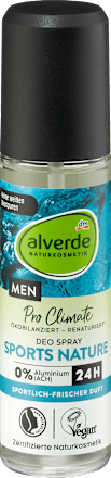 Pro Climate dezodorans u spreju Sports Nature alverde NATURKOSMETIK MEN