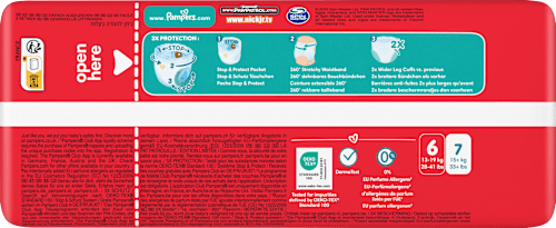 Baby Pants Baby Dry nappy Paw Patrol Gr. 6 (13-19 kg) Pampers