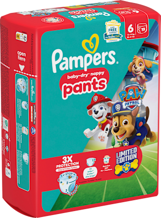 Baby Pants Baby Dry nappy Paw Patrol Gr. 6 (13-19 kg) Pampers