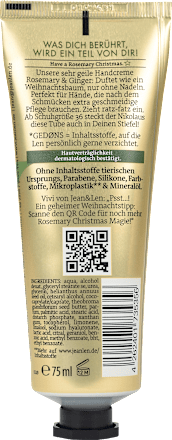Handcreme Rosemary & Ginger mit Urea Jean&Len