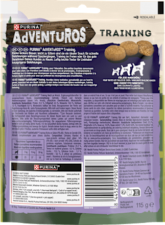 Hundeleckerli mit Hirsch, Training  Purina Adventuros