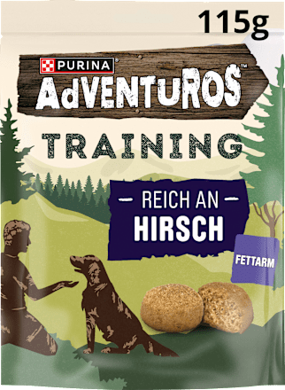 Hundeleckerli mit Hirsch, Training  Purina Adventuros