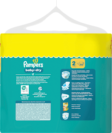 Windeln Baby Dry Gr.2 Mini (4-8 kg), Big Pack Pampers