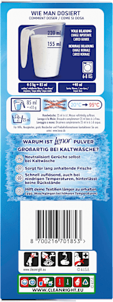 Vollwaschmittel Pulver Aprilfrisch Lenor