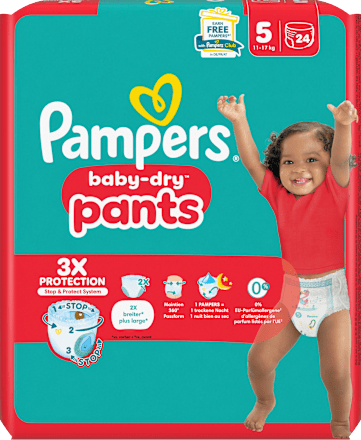 Baby Pants Baby Dry Gr. 5 Junior (11-17 kg)	 Pampers baby-dry