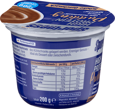 Proteínový puding čokoládový  Sportness