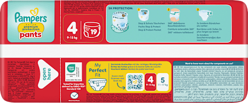 Baby Pants Premium Protection Gr.4 Maxi (9-15 kg) Pampers premium protection